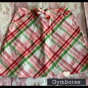 Gymboree watermelon picnic skirt